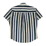 Chaps Ralph Lauren Striped Short Sleeve Shirt - Large Multicoloured Cotton