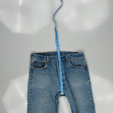 501 Levis Jeans - 32W 25L Blue Cotton