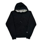 Champion Hoodie - Small Black Cotton