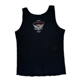 Harley Davidson Graphic Tank Top - 2XL Black Cotton