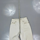 Levis Jeans - 26W UK 8 White Cotton