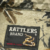 Made In USA Rattlers Flannel Shirt - XL Camo Cotton