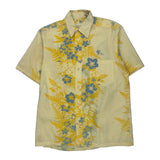 Unbranded Floral Hawaiian Shirt - Large Blue Cotton