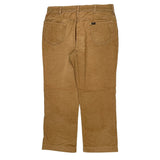 Lee Trousers - 34W 27L Brown Corduroy