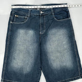 Southpole Denim Shorts - 38W 14L Blue Cotton