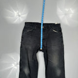 Dickies Carpenter Trousers - 33W 30L Black Cotton