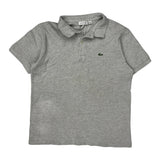 Age 14 Lacoste Polo Shirt - Large Gray Cotton