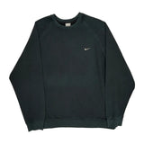 Nike Sweatshirt - 2XL Black Cotton