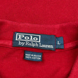 Polo By Ralph Lauren Polo Shirt - Large Red Cotton