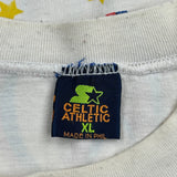 Celtic Athletic Single Stitch T-Shirt - XL White Cotton