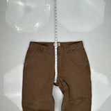 L.L.Bean Carpenter Pants - 38W 30L Brown Cotton