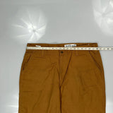 Carhartt Carpenter Trousers - 40W 30L Brown Cotton Blend