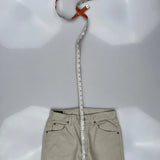 Lee Pants - 28W US 4 Beige Cotton