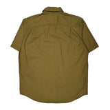 Carhartt Short Sleeve Shirt - Large Khaki Cotton