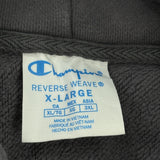 Reverse Weave Champion Graphic Hoodie - XL Grey Cotton