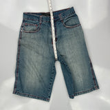 Southpole Baggy Denim Shorts - 30W 13L Blue Denim