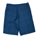 Dickies Shorts - 34W 13L Blue Cotton