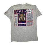 Philadelphia 76Ers Nutmeg Graphic T-Shirt - XL Grey Cotton
