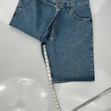 Wrangler Denim Shorts - 32W 10L Blue Cotton