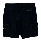 Oakley Cargo Shorts - 33W 11L Black Cotton
