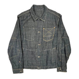 Premium Guess Denim Jacket - Large Gray Denim