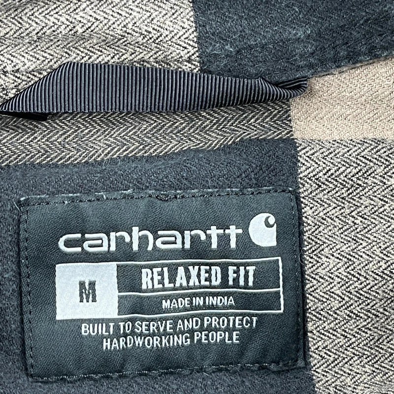 Carhartt Checked Flannel Shirt - Medium Beige Cotton