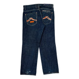 Unbranded Graphic Jeans - 34W 32L Dark Wash Denim