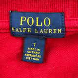 Age 7 Polo By Ralph Lauren Polo Shirt - Small Red Cotton