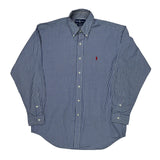 Blake Shirt Ralph Lauren Checked Shirt - Medium Blue Cotton