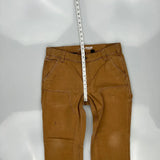 Carhartt Double Knee Carpenter Trousers - 34W 30L Brown Cotton