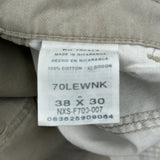 Wrangler Cargo Pants - 38W 30L Khaki Cotton