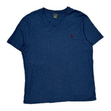 Polo By Ralph Lauren Slim Fit T-Shirt - Large Blue Cotton