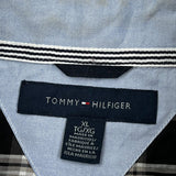 Tommy Hilfiger Checked Shirt - XL Black Cotton