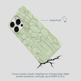 Sage Green Cacti iPhone 13 Pro Max Case