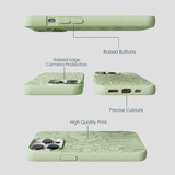 Sage Green Cacti iPhone 13 Pro Case