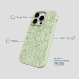 Sage Green Cacti iPhone 14 Pro Case
