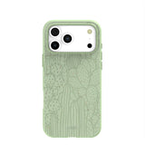 Sage Green Cacti iPhone 17 Pro Max Case
