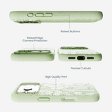 Sage Green Cacti iPhone 17 Pro Case