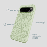 Sage Green Cacti Google Pixel 10 Pro XL Case