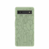 Sage Green Cacti Google Pixel 6a Case