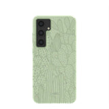 Sage Green Cacti Samsung Galaxy S24+(Plus) Case