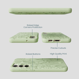 Sage Green Cacti Samsung Galaxy S24+(Plus) Case