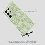 Sage Green Cacti Samsung Galaxy S24 Ultra Case