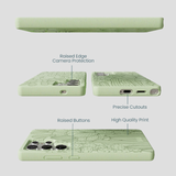 Sage Green Cacti Samsung Galaxy S25 Ultra Case