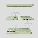 Sage Green Cacti Samsung Galaxy S25 Case