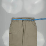 Carhartt Carpenter Pants - 36W 36L Beige Cotton