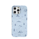 Powder Blue Camp Nights iPhone 16 Pro Max Case