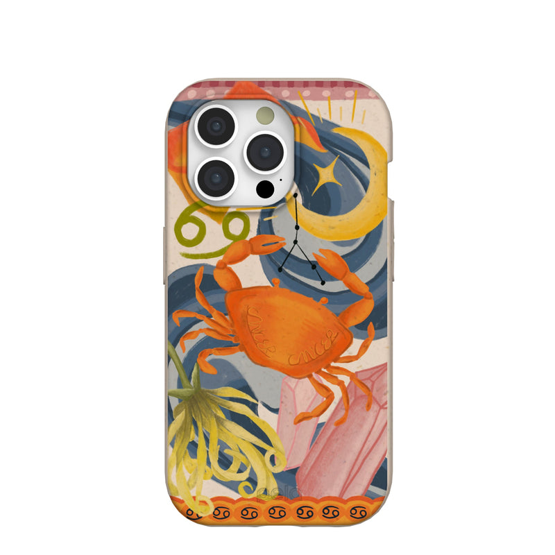 Seashell Cancer Crab iPhone 15 Pro Case