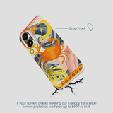 Seashell Cancer Crab iPhone 16 Case