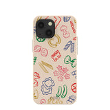 Seashell Carbs iPhone 13 Mini Case